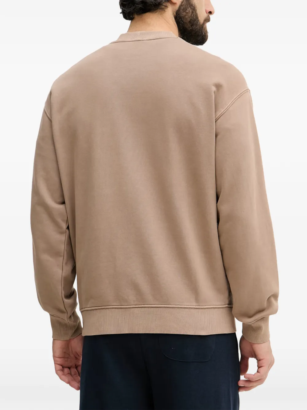 Benetton Sweater met ronde hals Beige