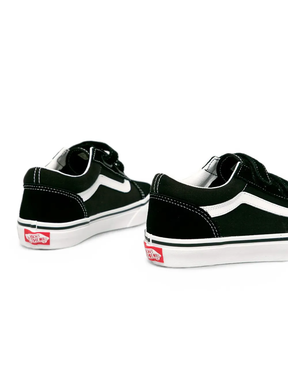 Vans Kids Old Skool touch-strap sneakers Zwart