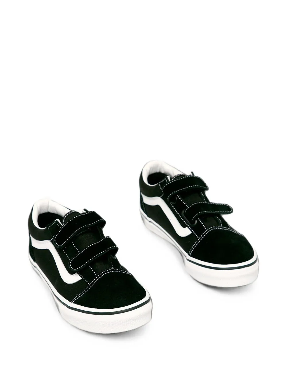Vans Kids Old Skool touch-strap sneakers Zwart