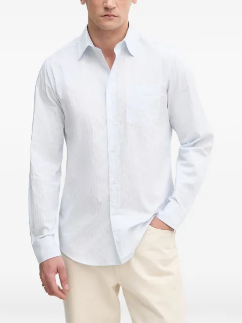 Benetton striped chest-pocket shirt