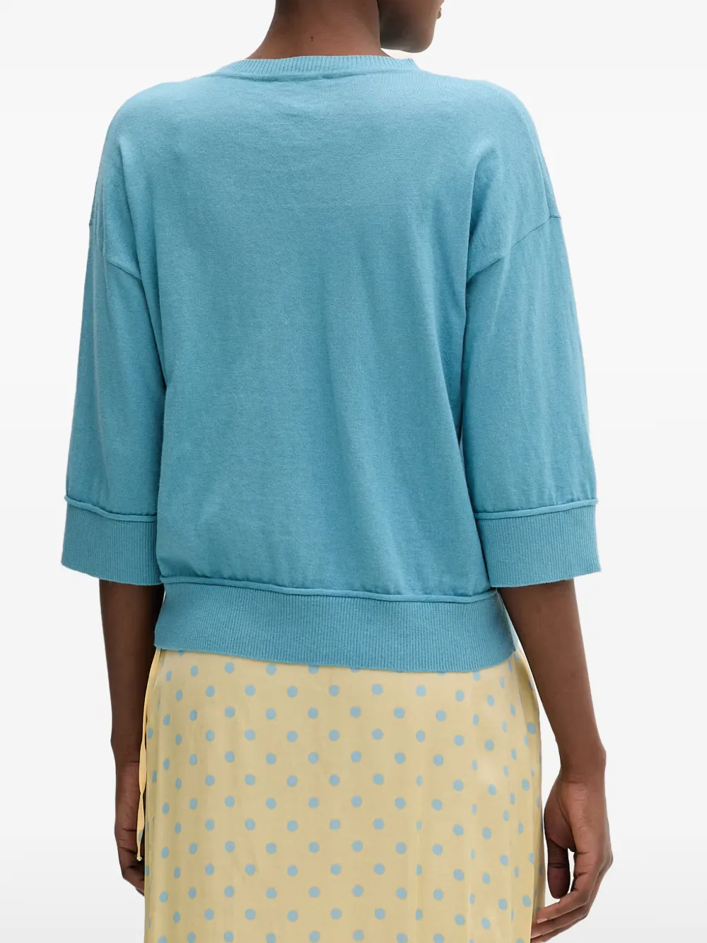 Benetton crew-neck sweater Blauw