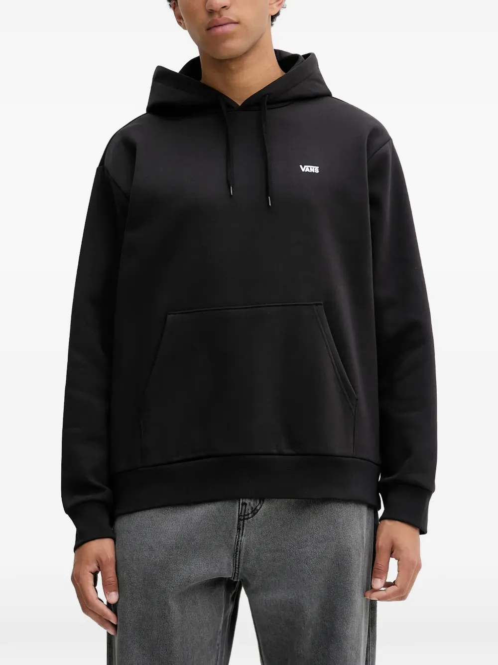 Vans logo-print drawstring hoodie - Nero