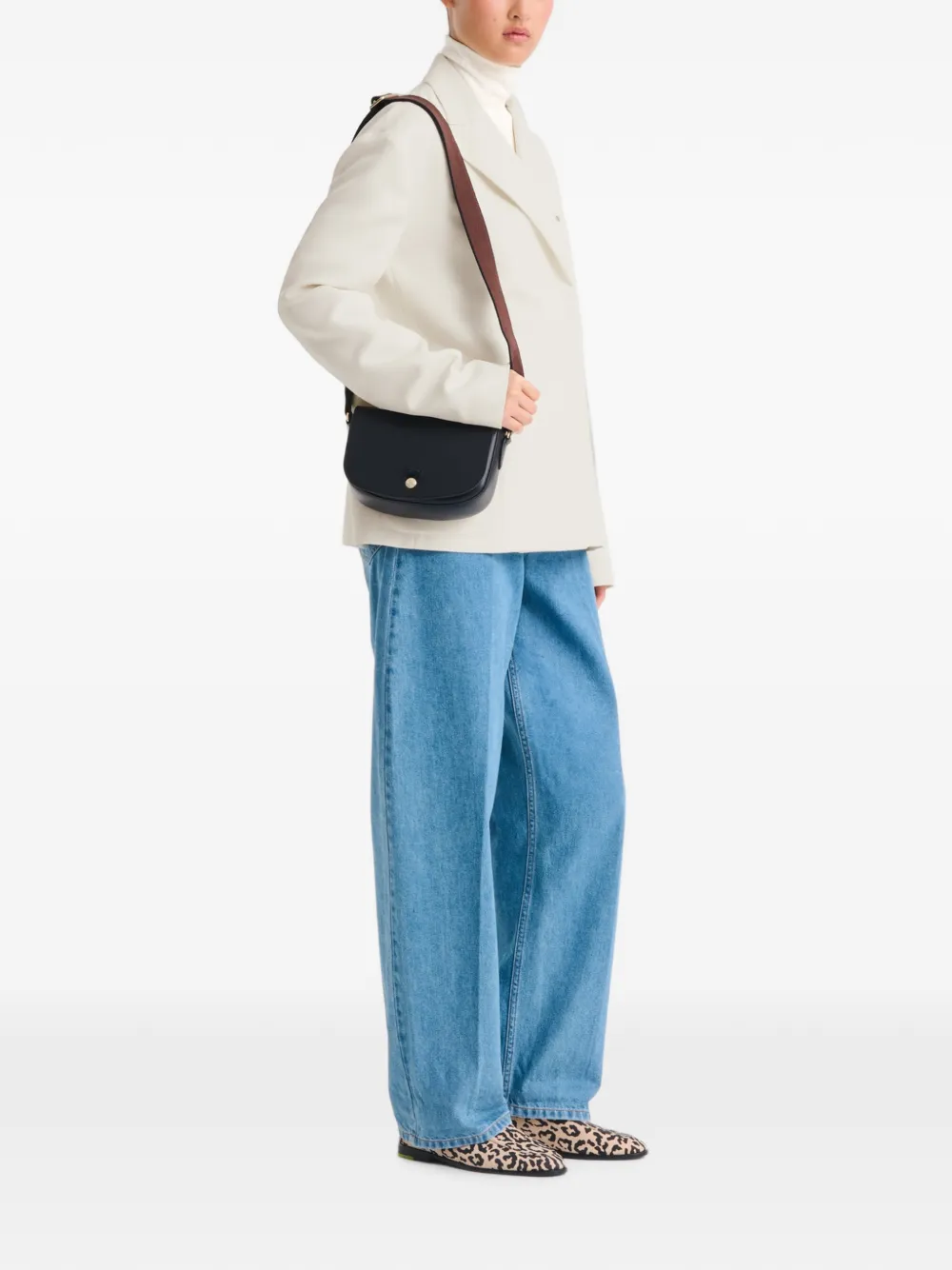 Longchamp Épure kleine crossbodytas Zwart