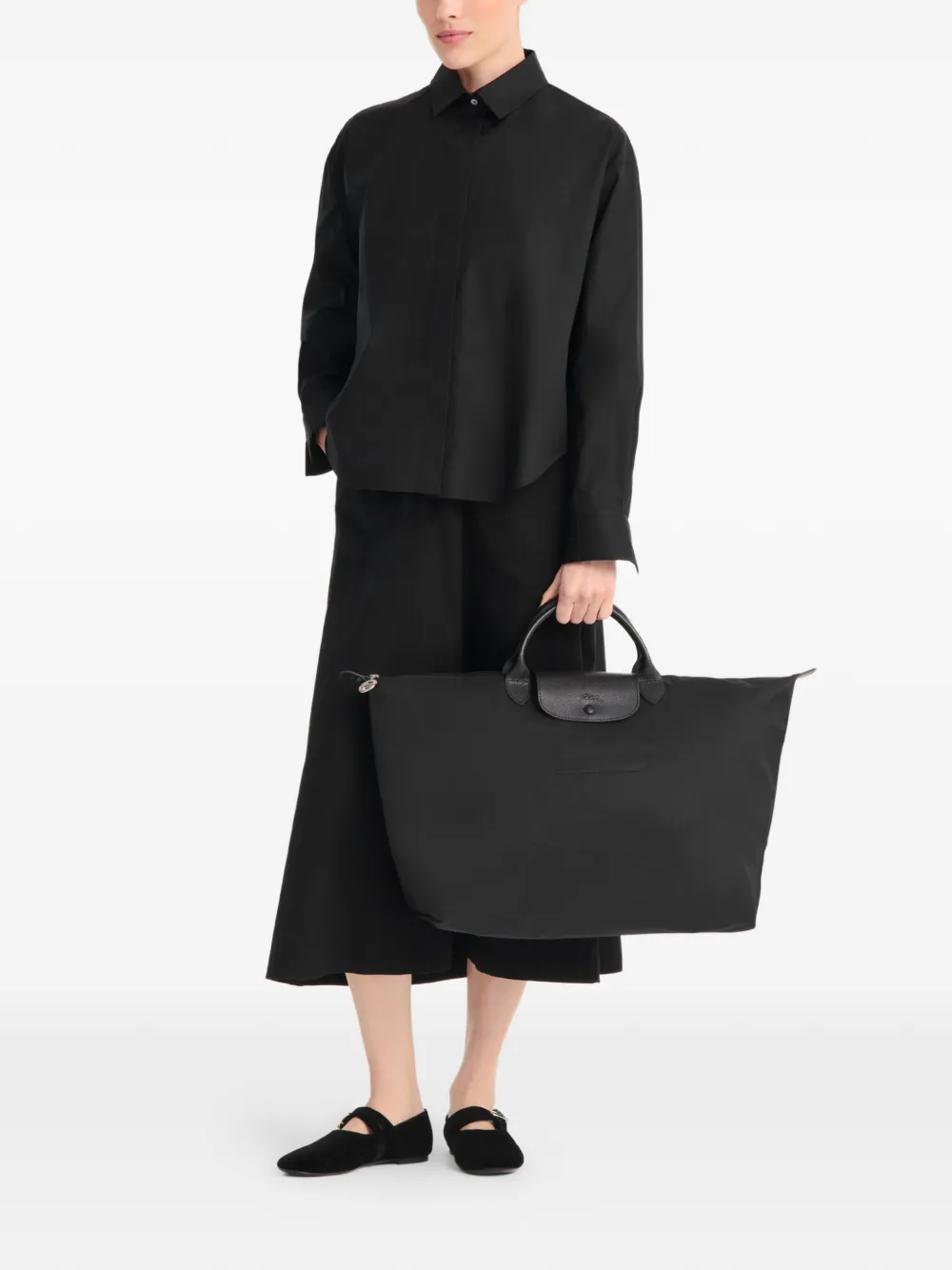  Longchamp Bolso De Viaje Le Pliage One - Azul 