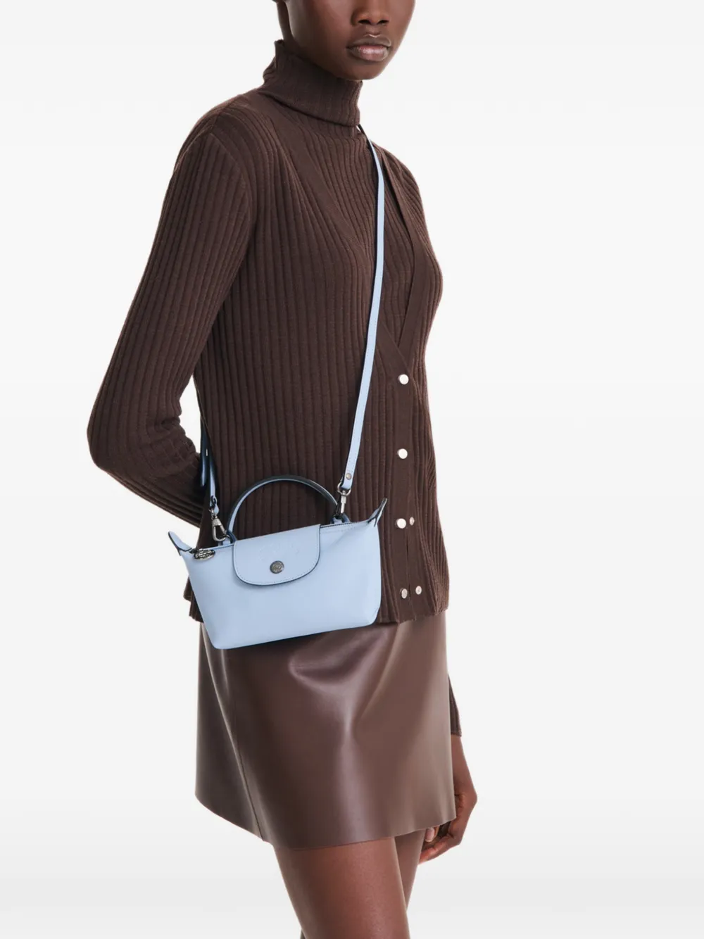 Longchamp Le Pliage Xtra XS buidel Blauw