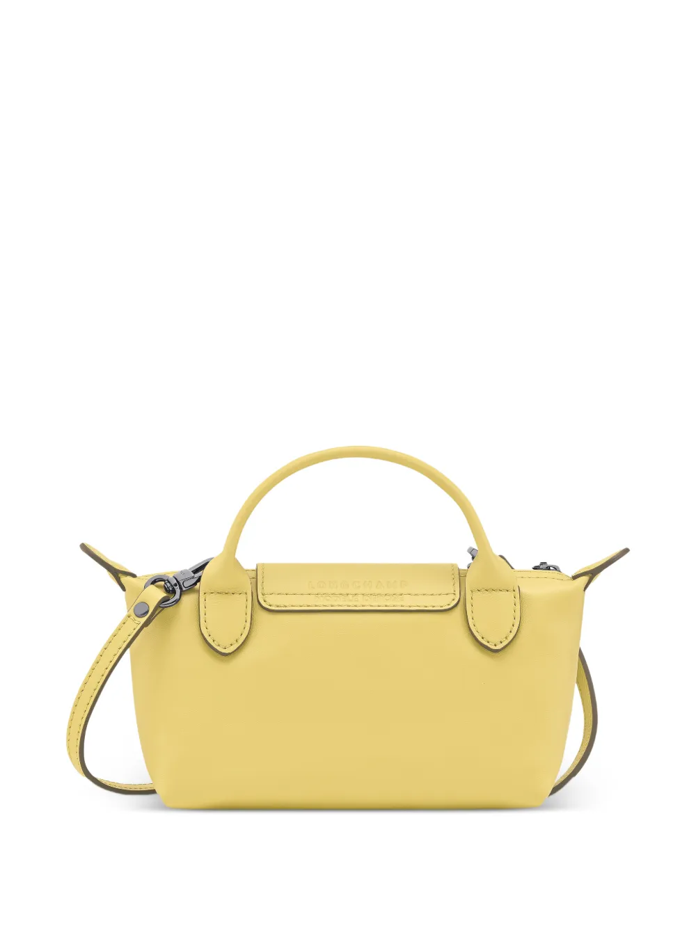 Longchamp Le Pliage Xtra XS buidel Geel