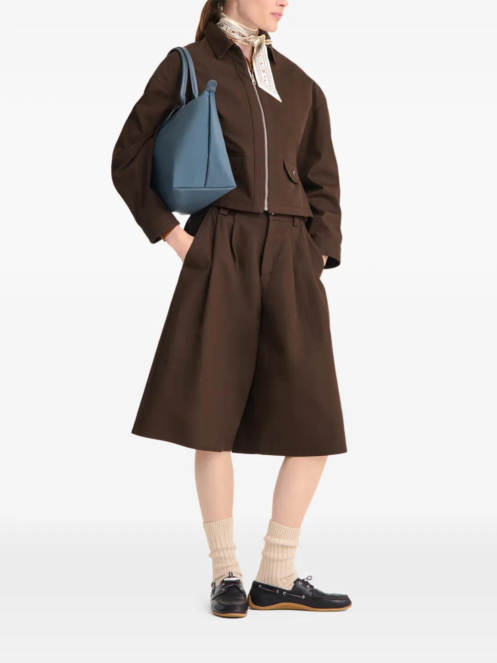 Longchamp Le Pliage One L handtas Grijs