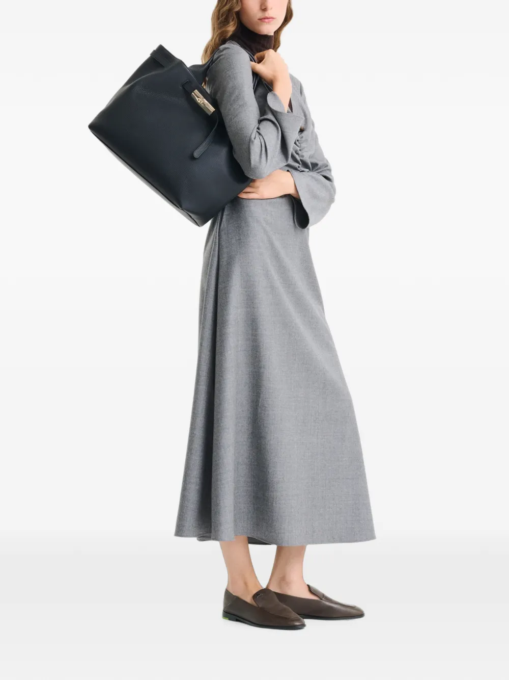 Longchamp Le Smart L shopper Zwart