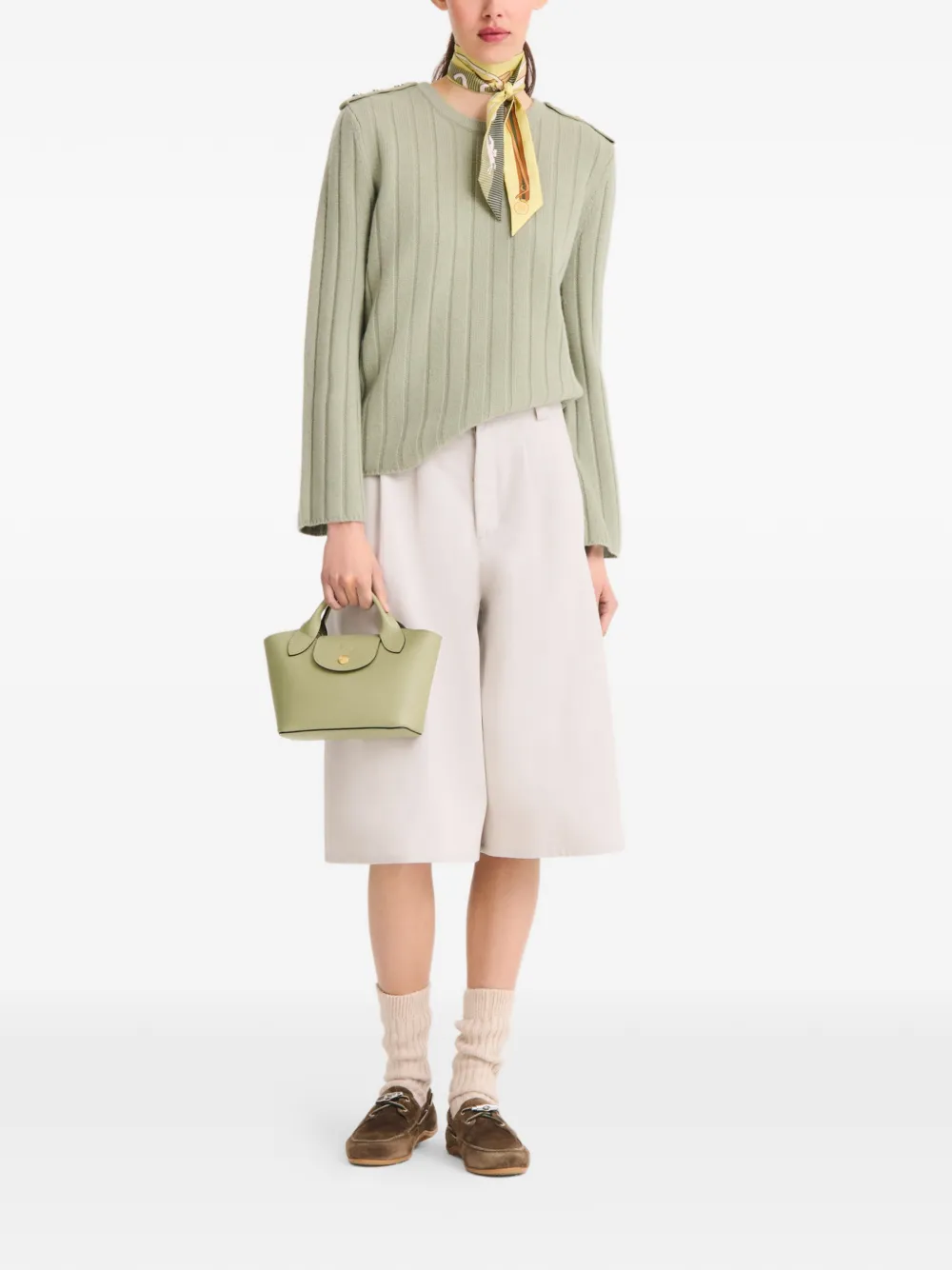 Longchamp Epure XS shopper Groen