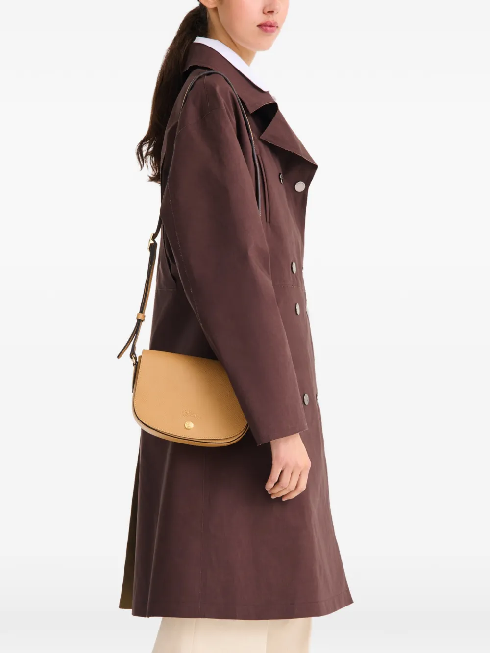 Longchamp Épure kleine crossbodytas Bruin