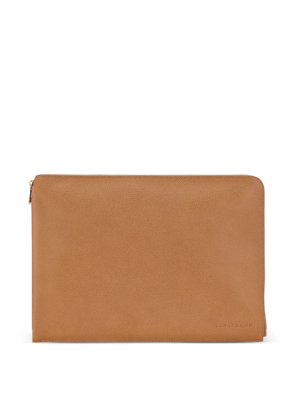 Longchamp Le Foulonné laptop case - Marrone