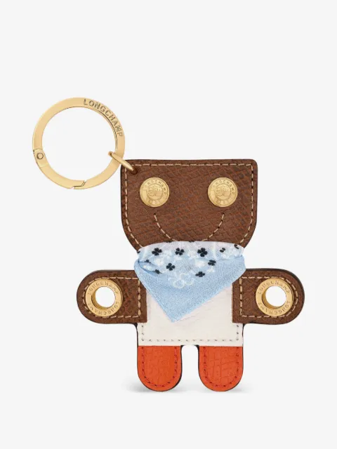 Longchamp mascot-motif key ring