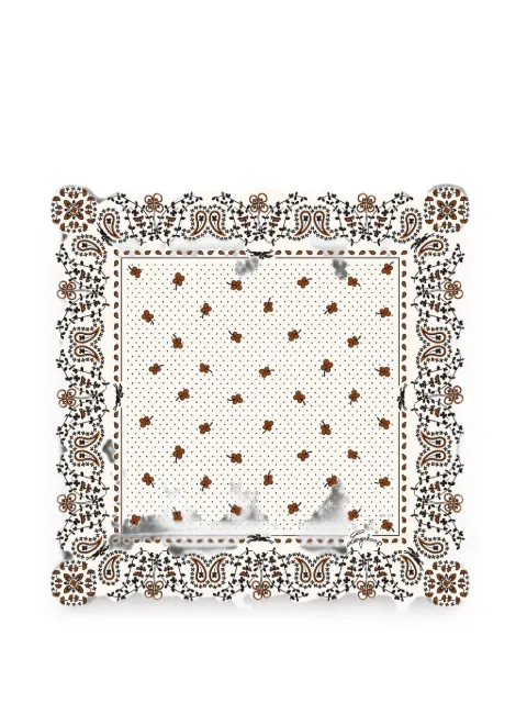 Longchamp paisley-print scarf