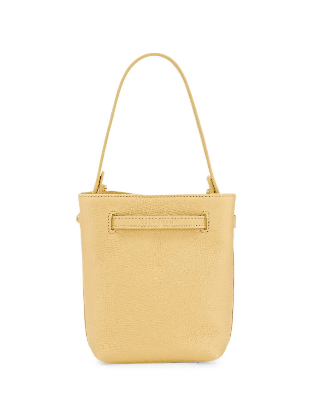 Longchamp Le Smart XS bucket-tas Geel