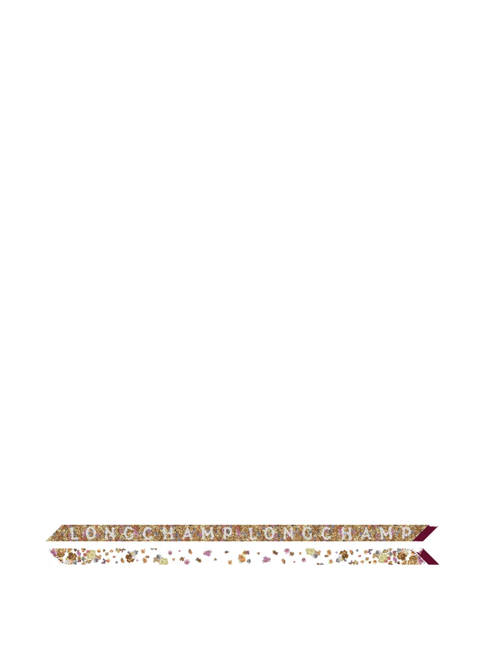 Longchamp Fascia Frise Fleurie - Toni neutri