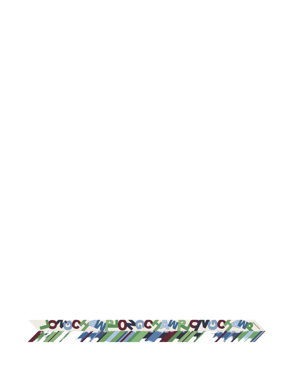 Longchamp L'Arc-en-Ciel haarband Blauw