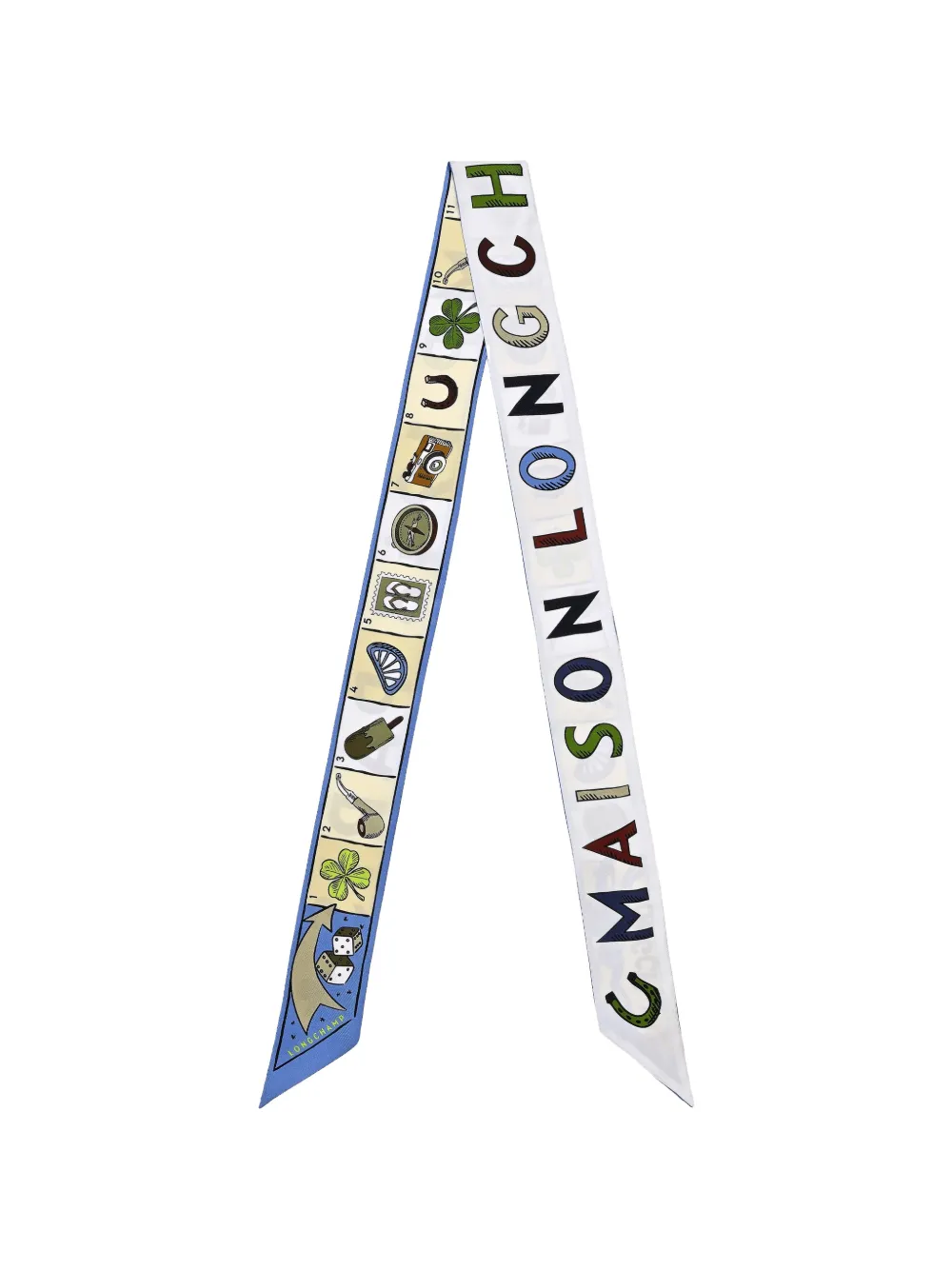 Longchamp Diadema Le Jeu De Cheval - Blanco 