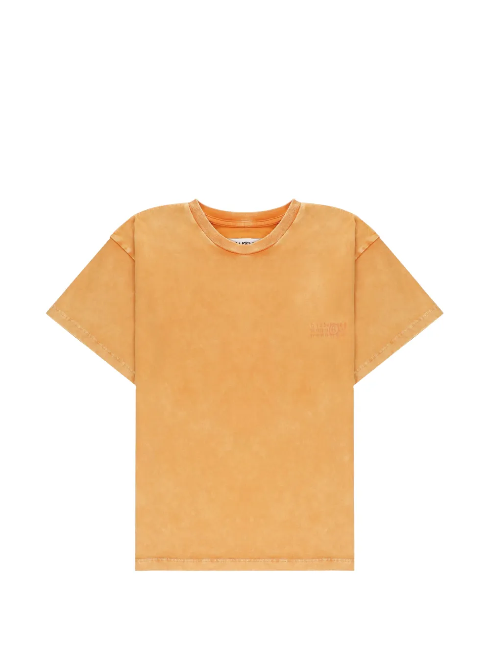 MM6 Maison Margiela Kids logo-print T-shirt - Arancione