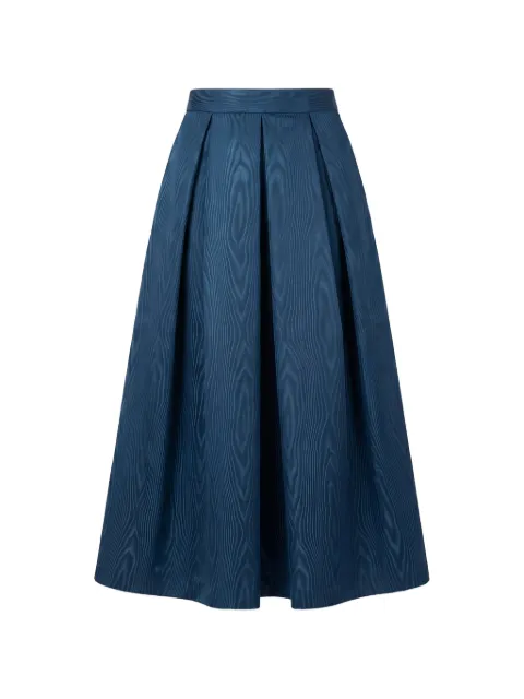 Lunatica Milano Moirè pleated midi skirt