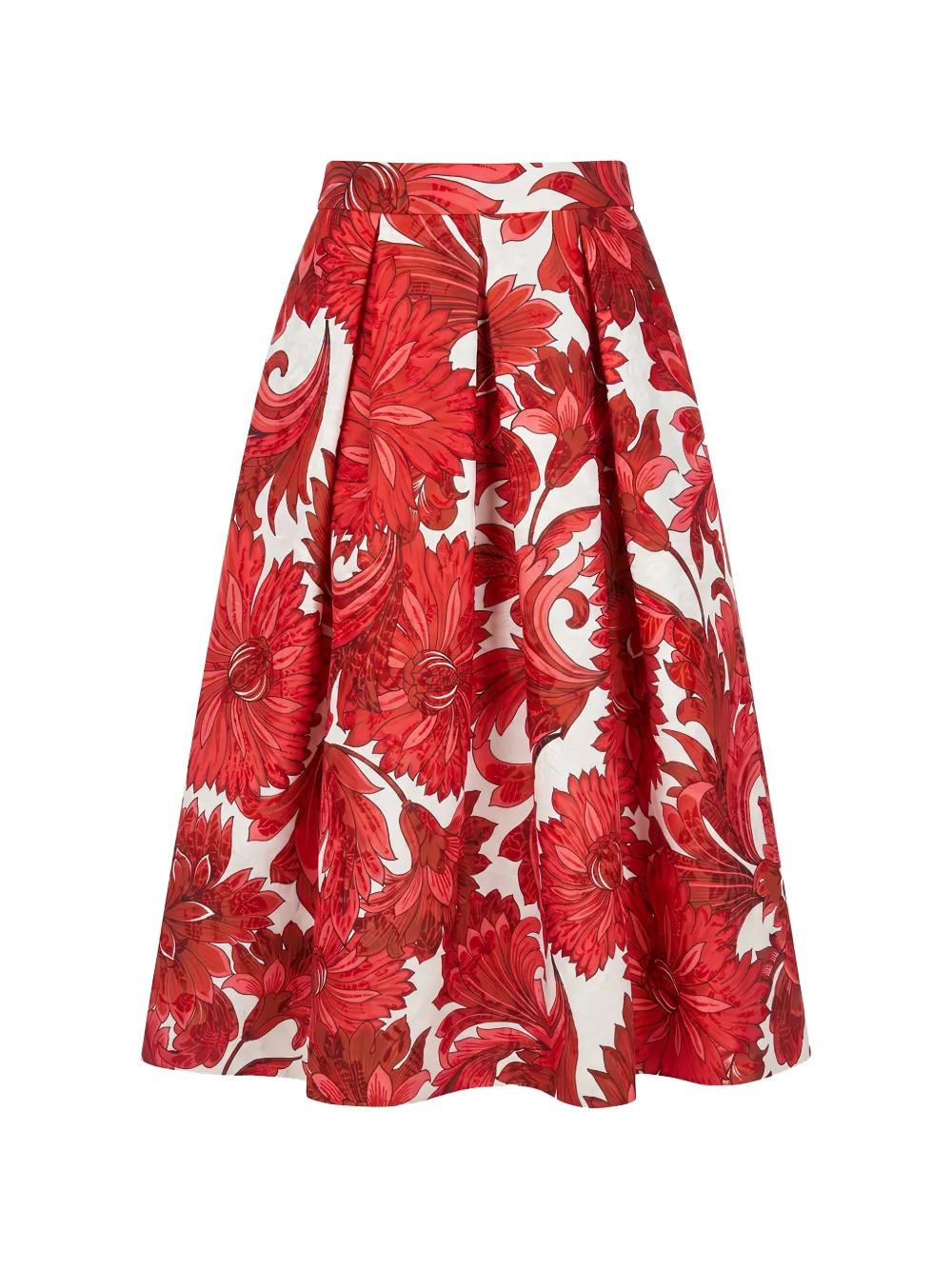 Lunatica Milano T Florence A-line midi skirt - Rot