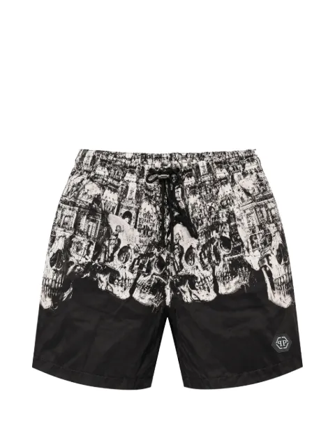 Philipp Plein swimming shorts skull hotel