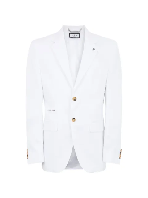 Philipp Plein Gigolo Fit linen blazer