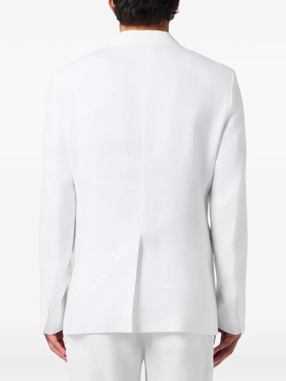 Philipp Plein Gigolo Fit linnen blazer Wit