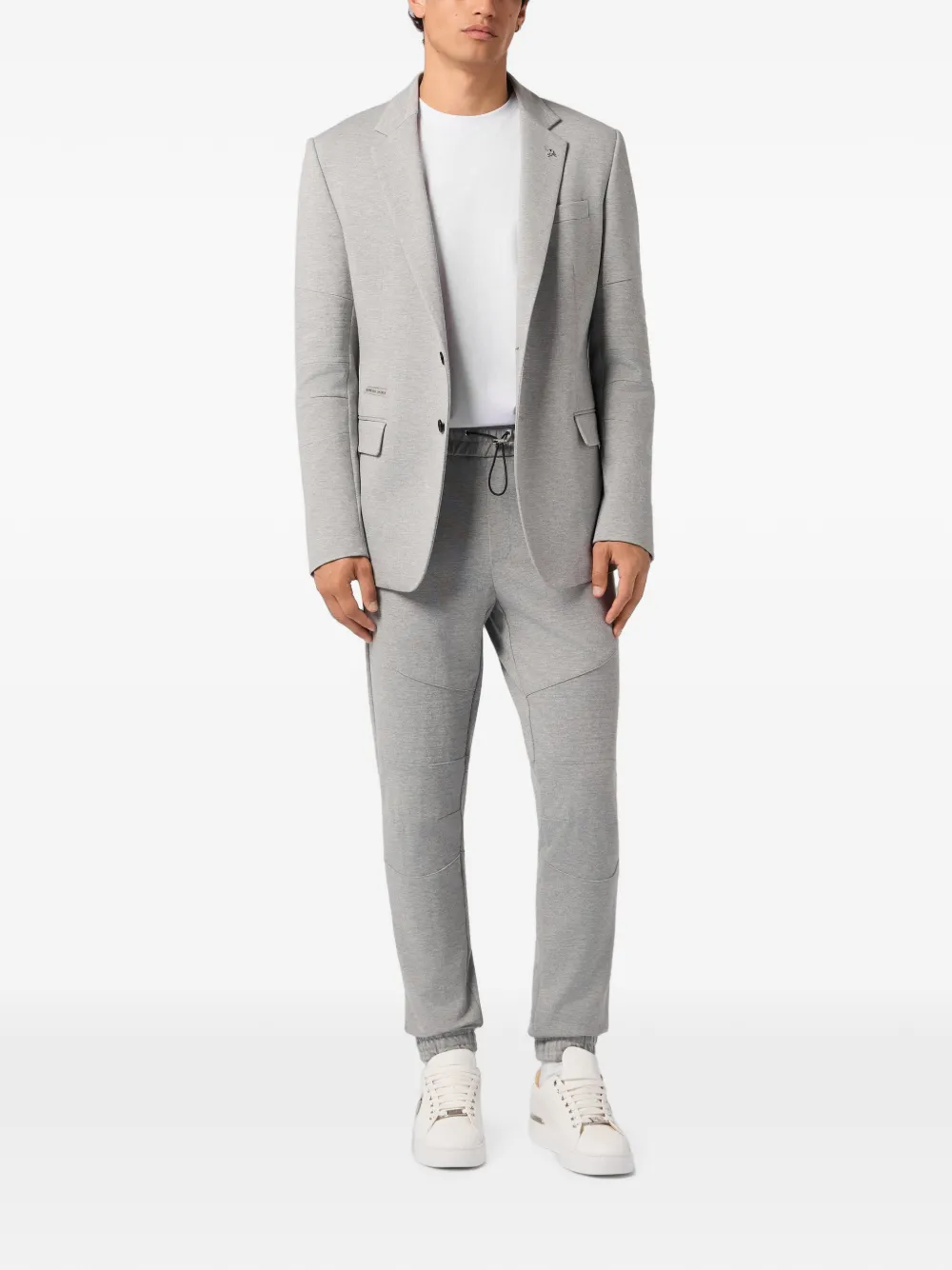 Philipp Plein Fleece-jersey trainingsbroek Grijs