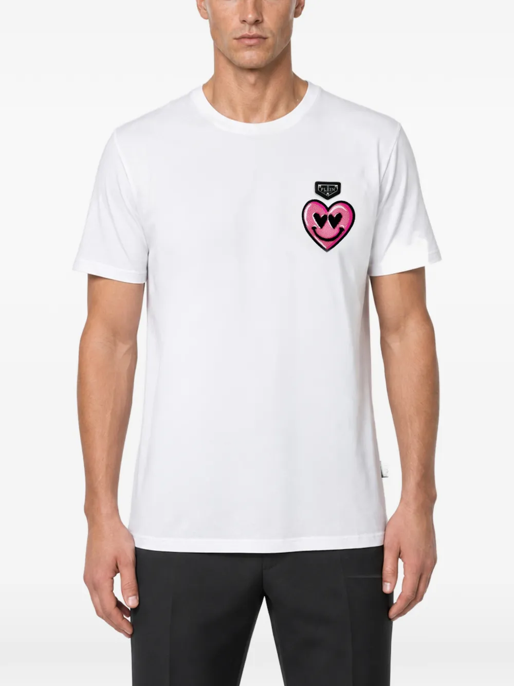 Philipp Plein T-shirt met patch Wit