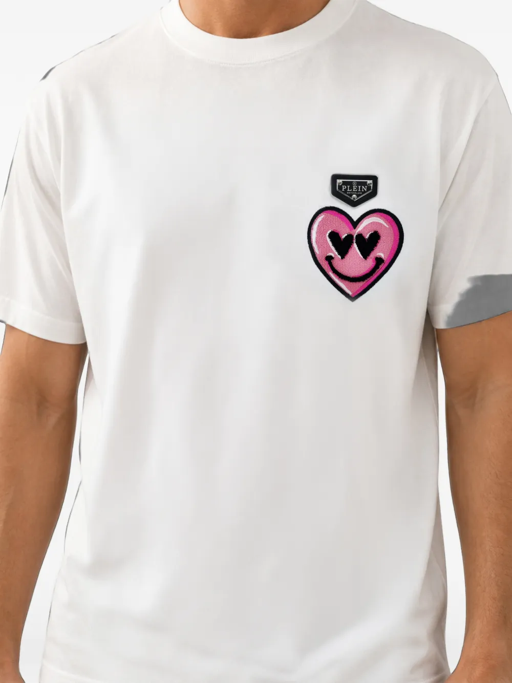 Philipp Plein T-shirt met patch Wit