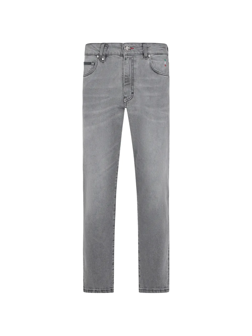 Philipp Plein Detroit fit stone-washed jeans - Grigio