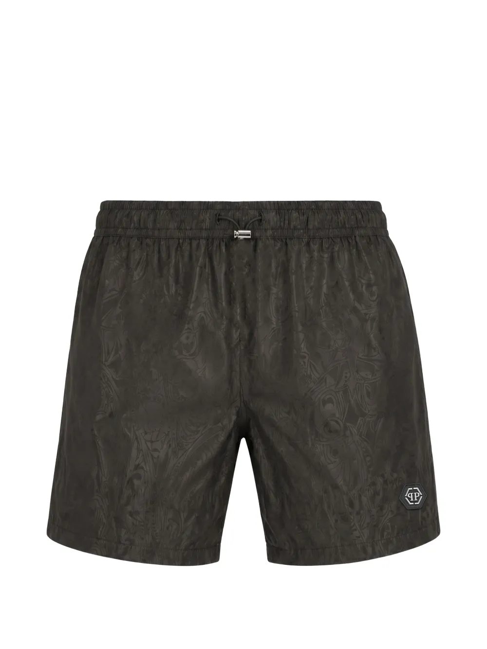 Philipp Plein Gothic Plein zwembroek Zwart