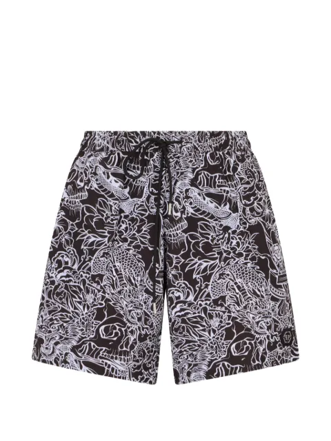 Philipp Plein swimming shorts Skull all-over
