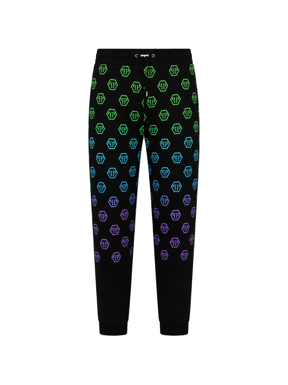 Philipp Plein jogging trousers Monogram degrade - Nero