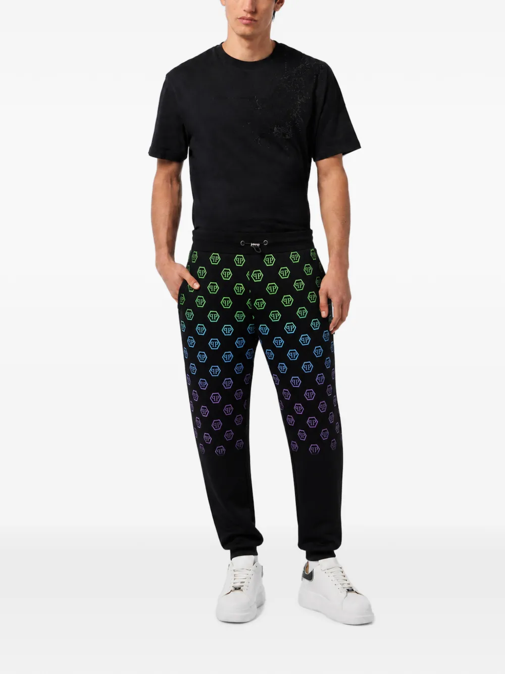 Philipp Plein Joggingbroek met monogram Zwart
