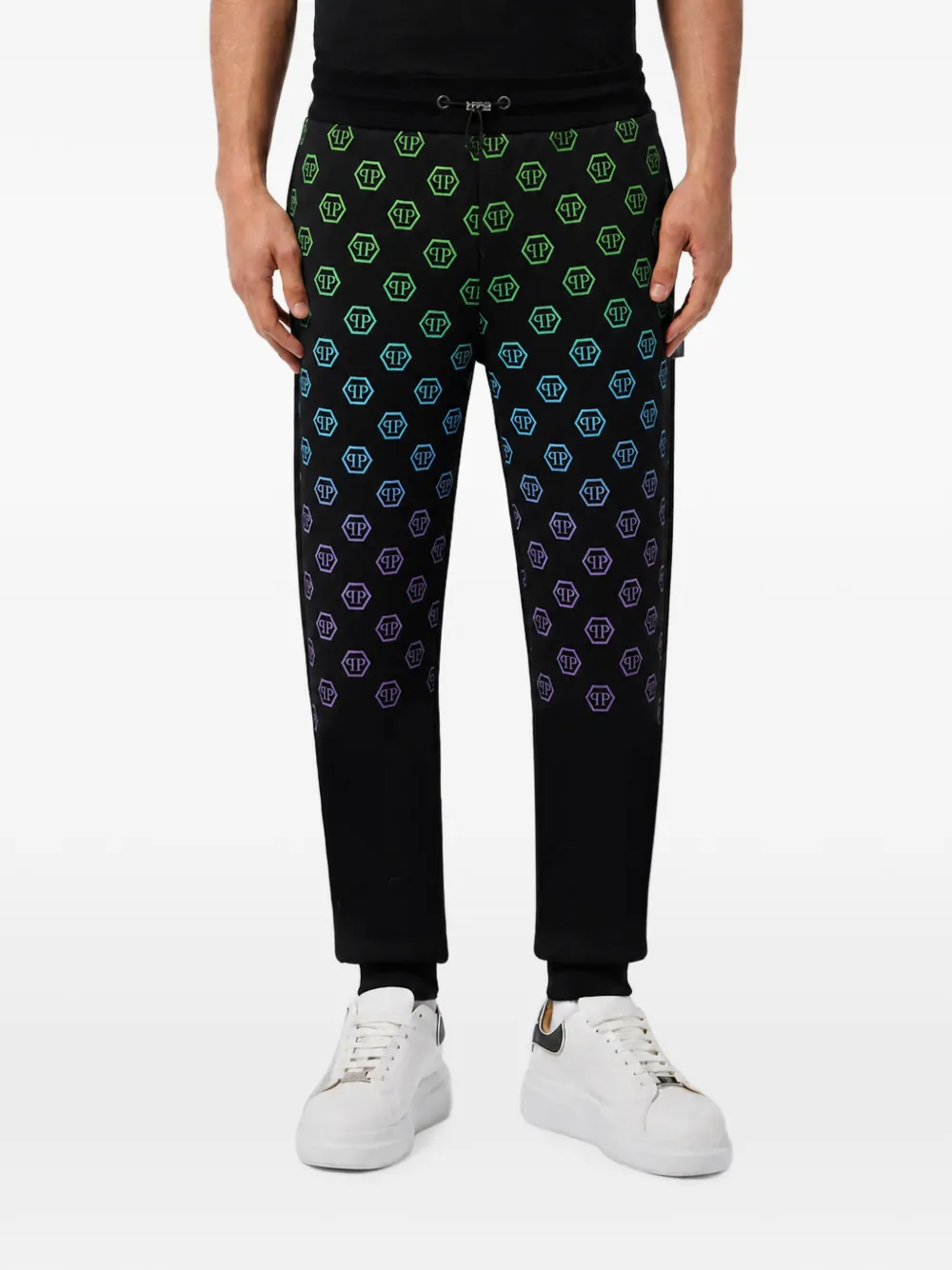 Philipp Plein Joggingbroek met monogram Zwart