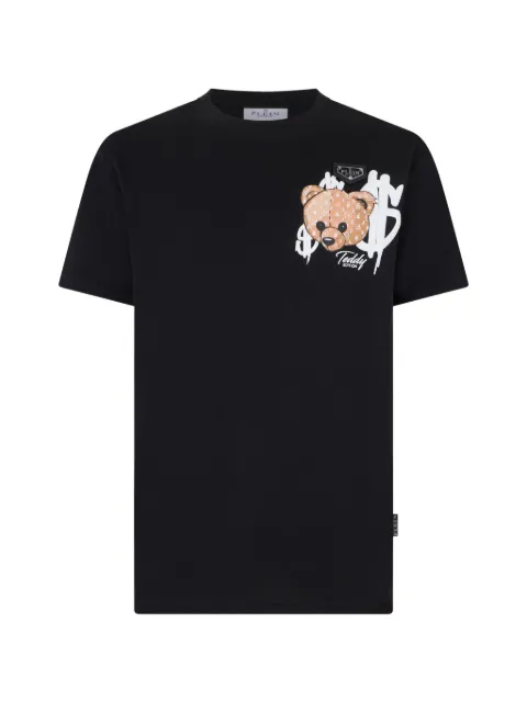 Philipp Plein jersey T-shirt Teddy crest