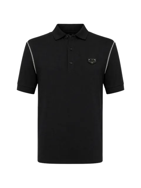 Philipp Plein polo T-shirt zippers on sleeves