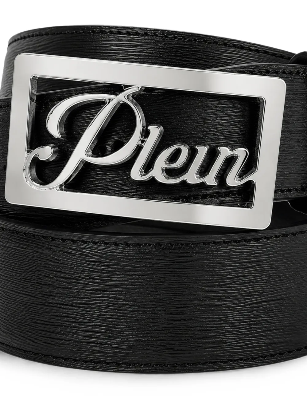 Philipp Plein Saffiano leren portemonnee Zwart