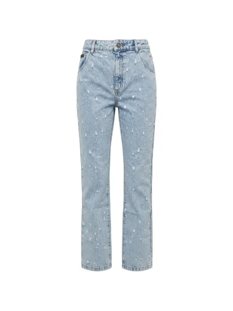 Philipp Plein straight-fit jeans mini raw-edge