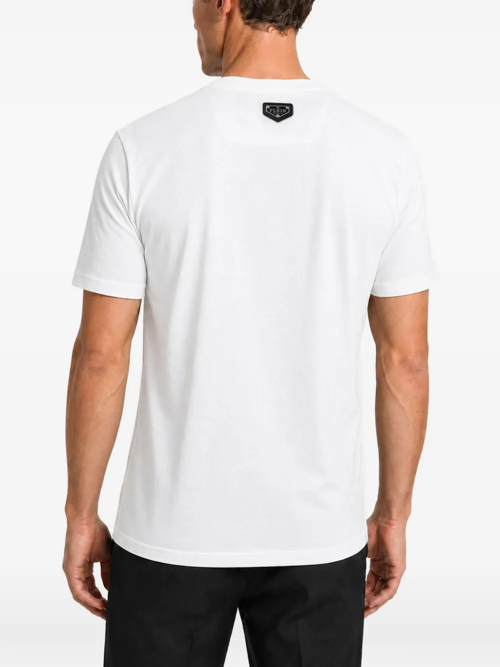 Philipp Plein T-shirt met doodskopprint Wit
