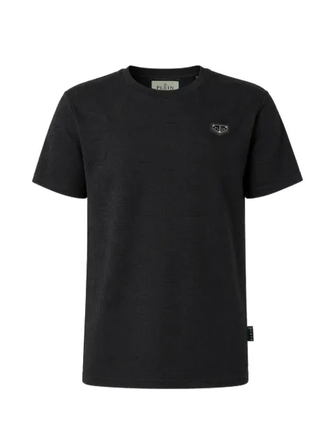 Philipp Plein t-shirt à motif monogrammé en jacquard