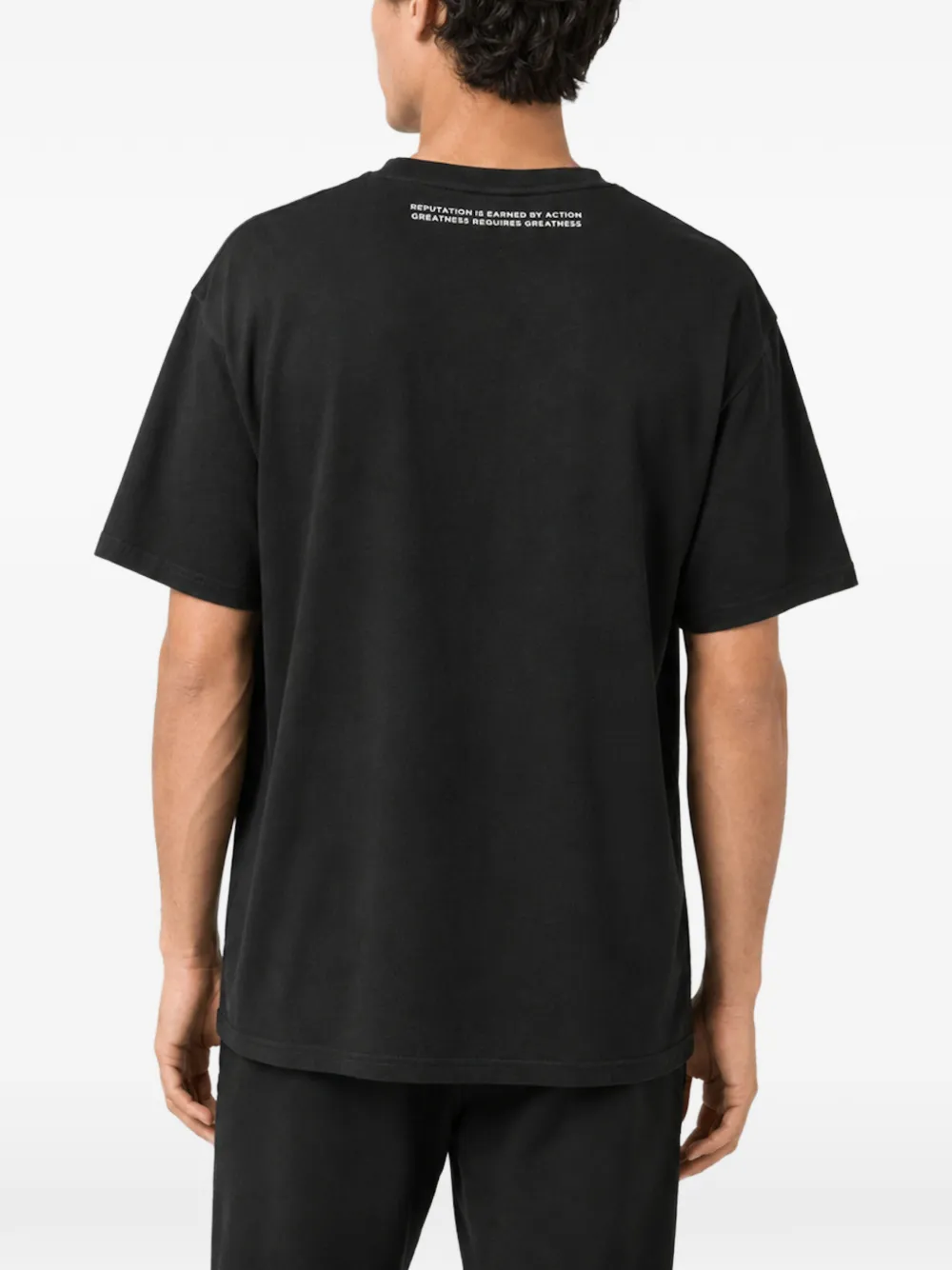 Plein Sport logo-print T-shirt Zwart