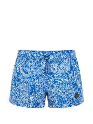 Philipp Plein swimming shorts skull all-over