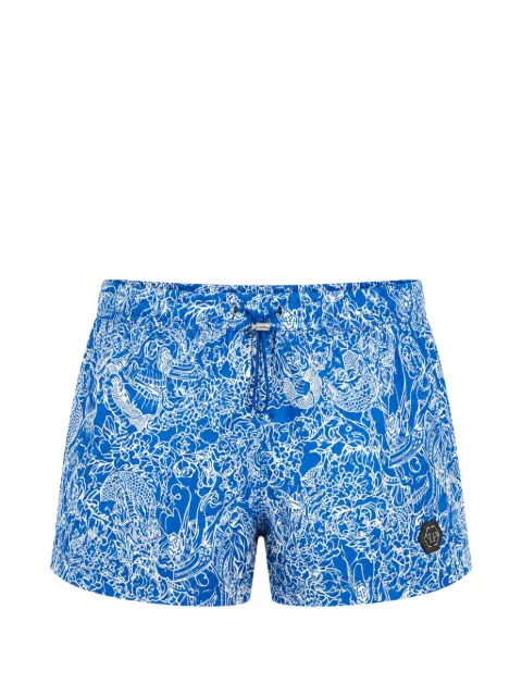 Philipp Plein swimming shorts skull all-over