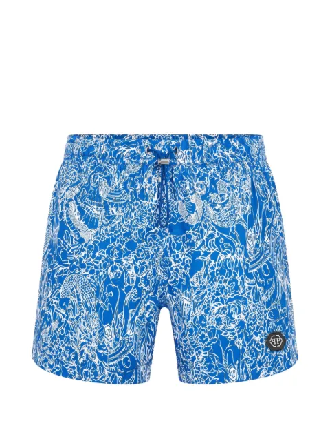 Philipp Plein swimming shorts skull all-over