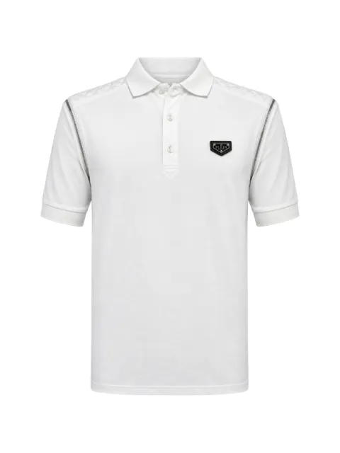 Philipp Plein polo T-shirt zippers on sleeves