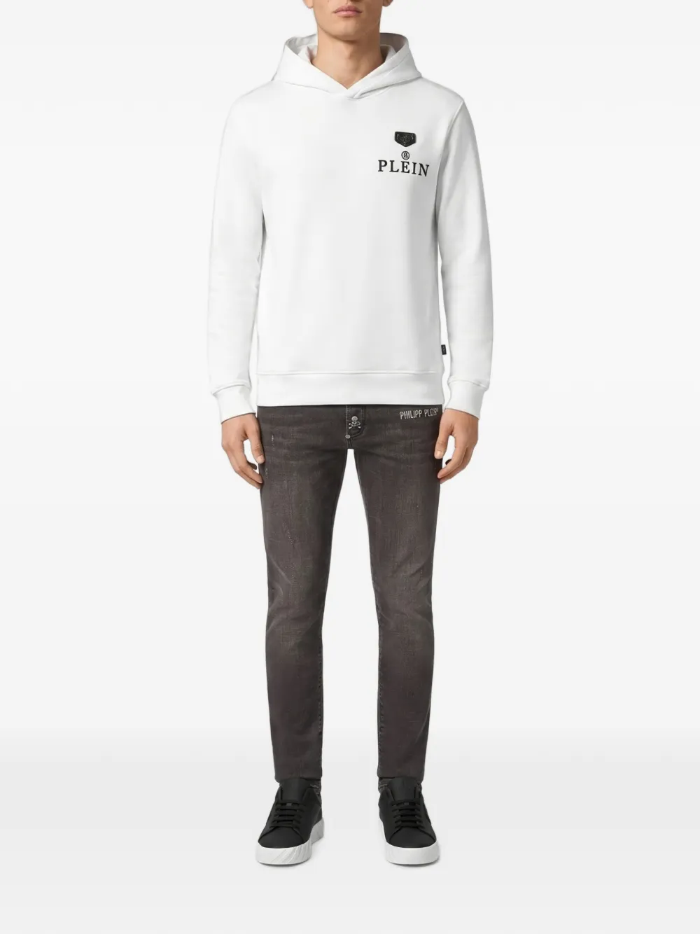 Philipp Plein R hoodie Wit