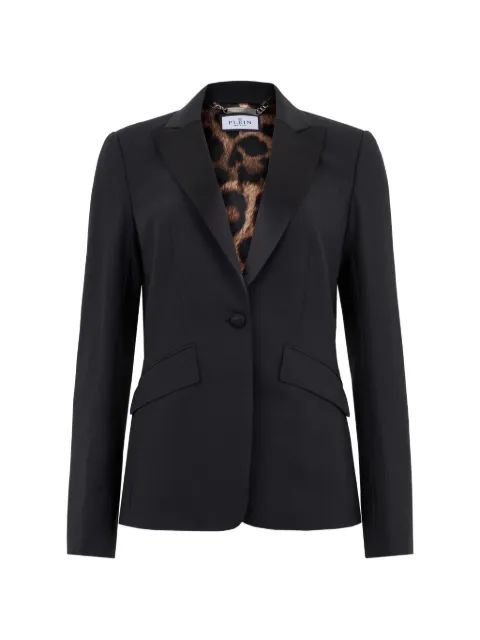 Philipp Plein blazer con botones y solapa de pico