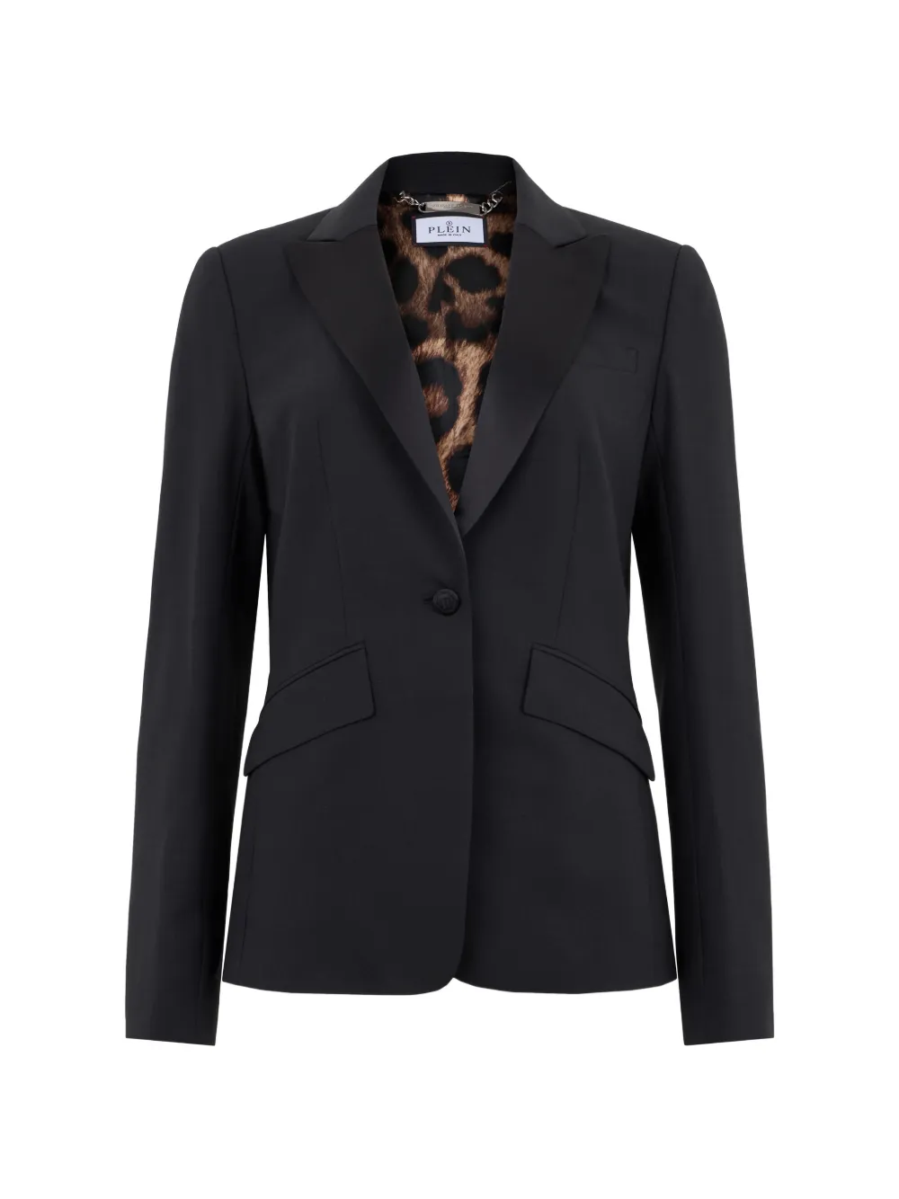 Philipp Plein single-breasted peak-lapel blazer - Schwarz
